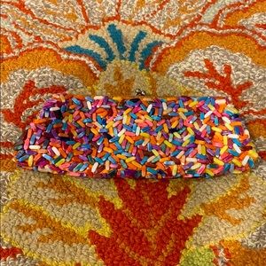 🌈SUPER CUTE Multicolor Beaded Clutch Purse🌈